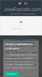 Mobile Screenshot of joseesposito.com